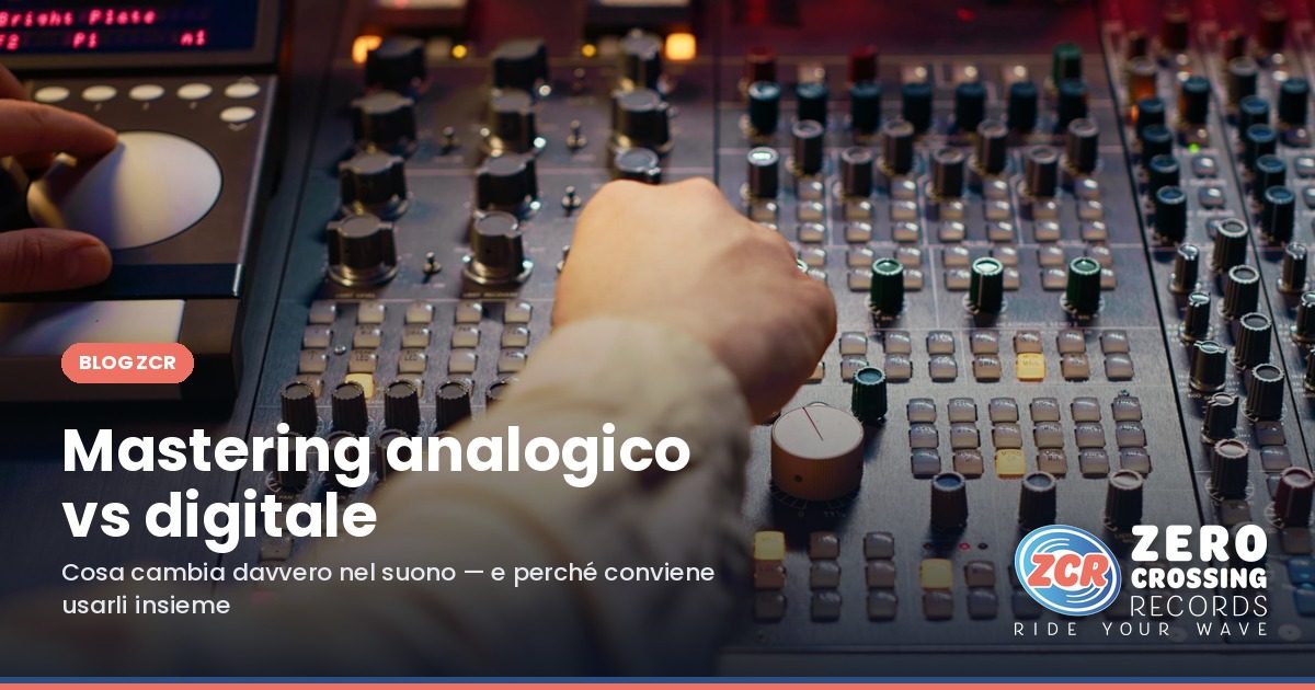 Mastering su banco analogico