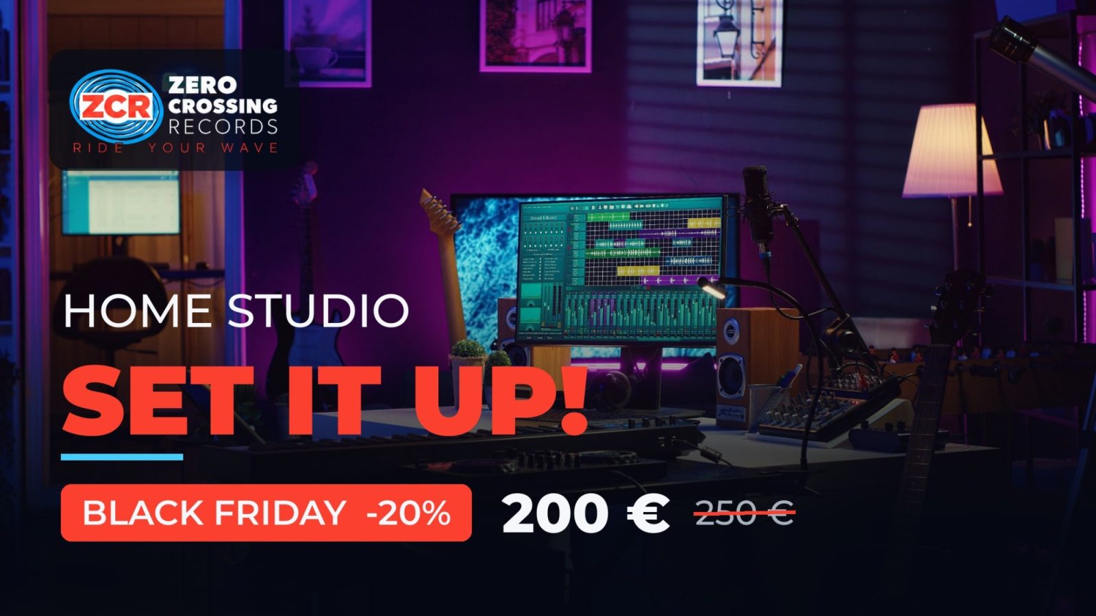 Offerta Home Studio Set It Up -20% Offerta Black Friday